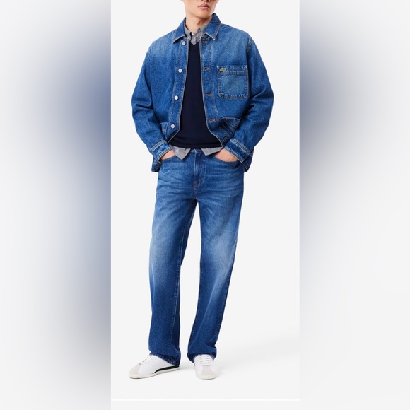 LACOSTE Men's Blue Denim Jeans - Picture 1 of 13